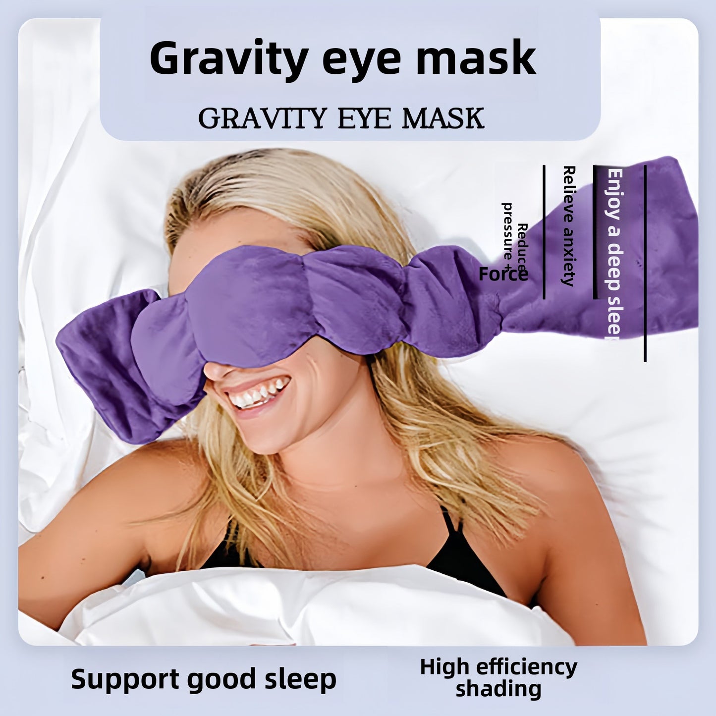 Weighted Eye Mask for Sleep and Relaxation